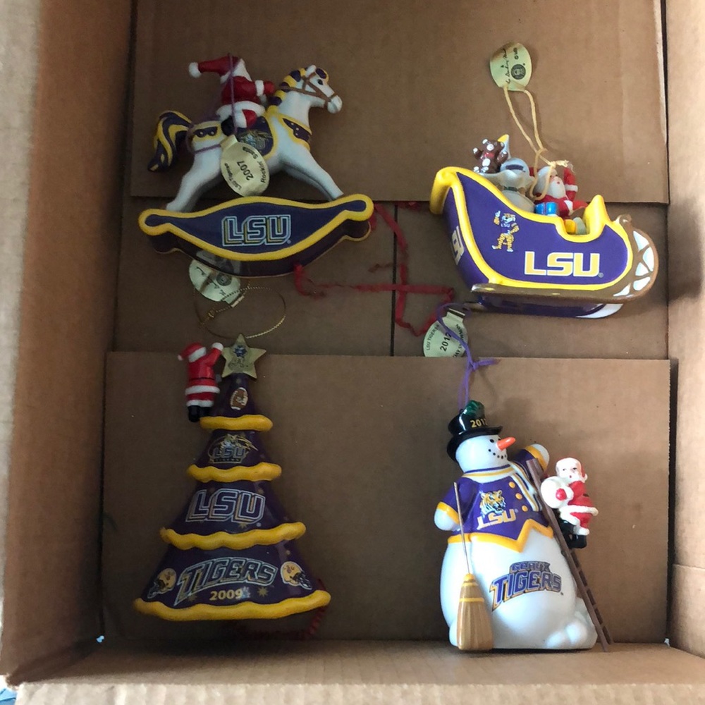LSU ornaments
